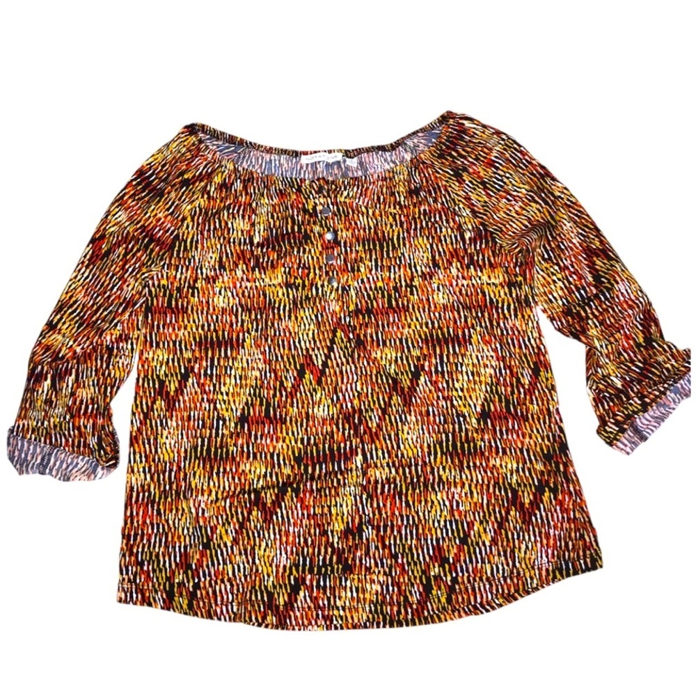 Notations‎ Boatneck Multi-colored Women’s Blouse Size Small​